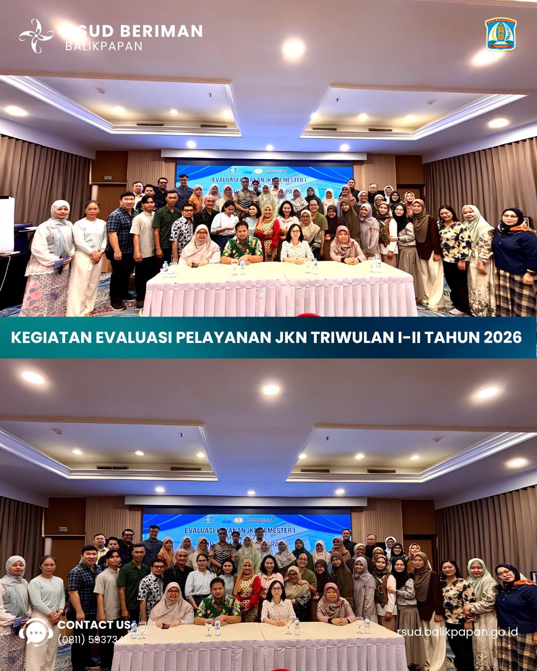 RSUD Beriman Balikpapan Laksanakan Evaluasi Pelayanan JKN Triwulan I–II Tahun 2026