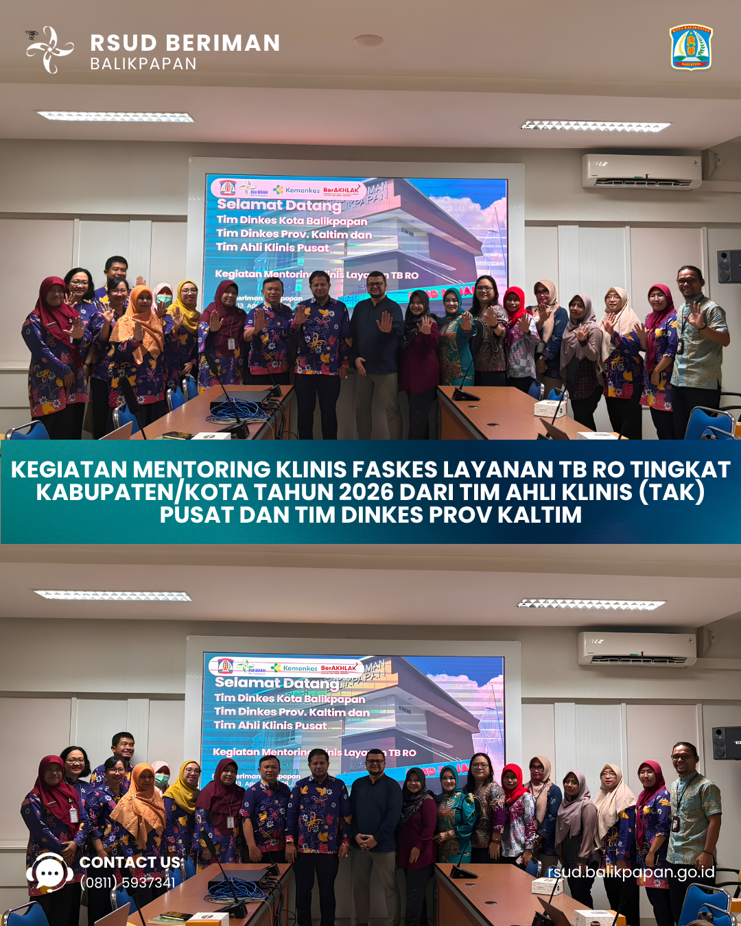 RSUD Beriman Balikpapan Gelar Mentoring Klinis Faskes Layanan TB RO Tahun 2026